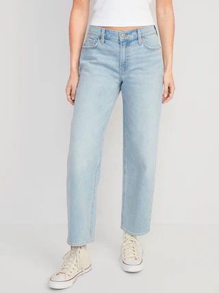 Mid-Rise Boyfriend Loose Jeans for Women | Old Navy (US)