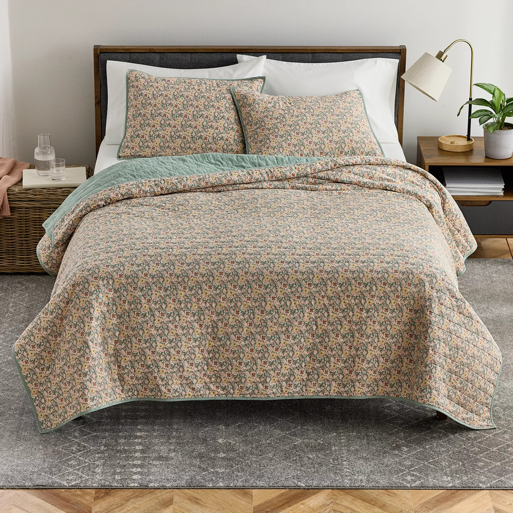 Sonoma Goods For Life\u00ae Verona Floral Quilt Set | Kohl's