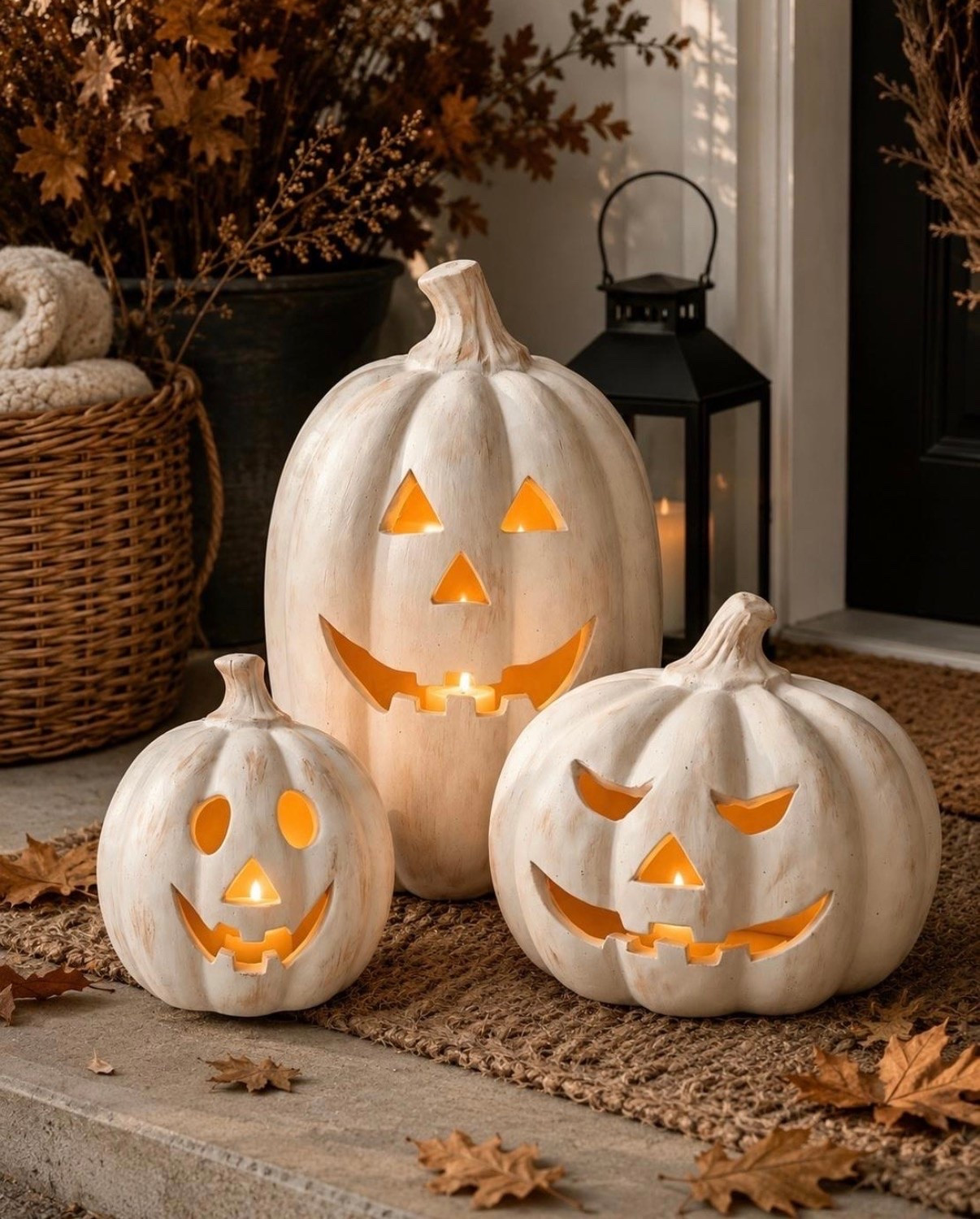 Neutral Jack-o-lanterns 🤍🎃

#LTKdayinmylife #LTKSeasonal #LTKHome