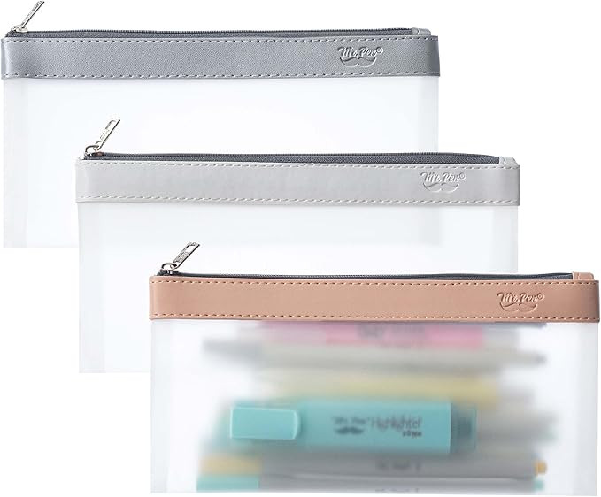 Mr. Pen- Clear Pencil Pouch, 3 Pack, Clear Pencil Case, Pencil Bags | Amazon (US)