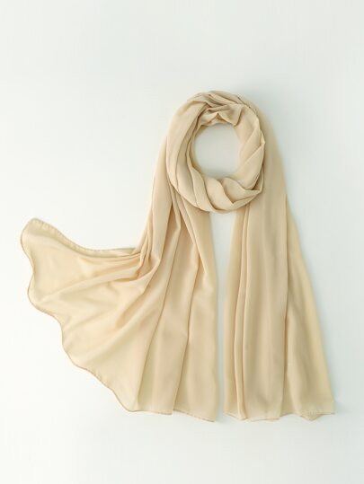 Solid Chiffon Scarf | SHEIN