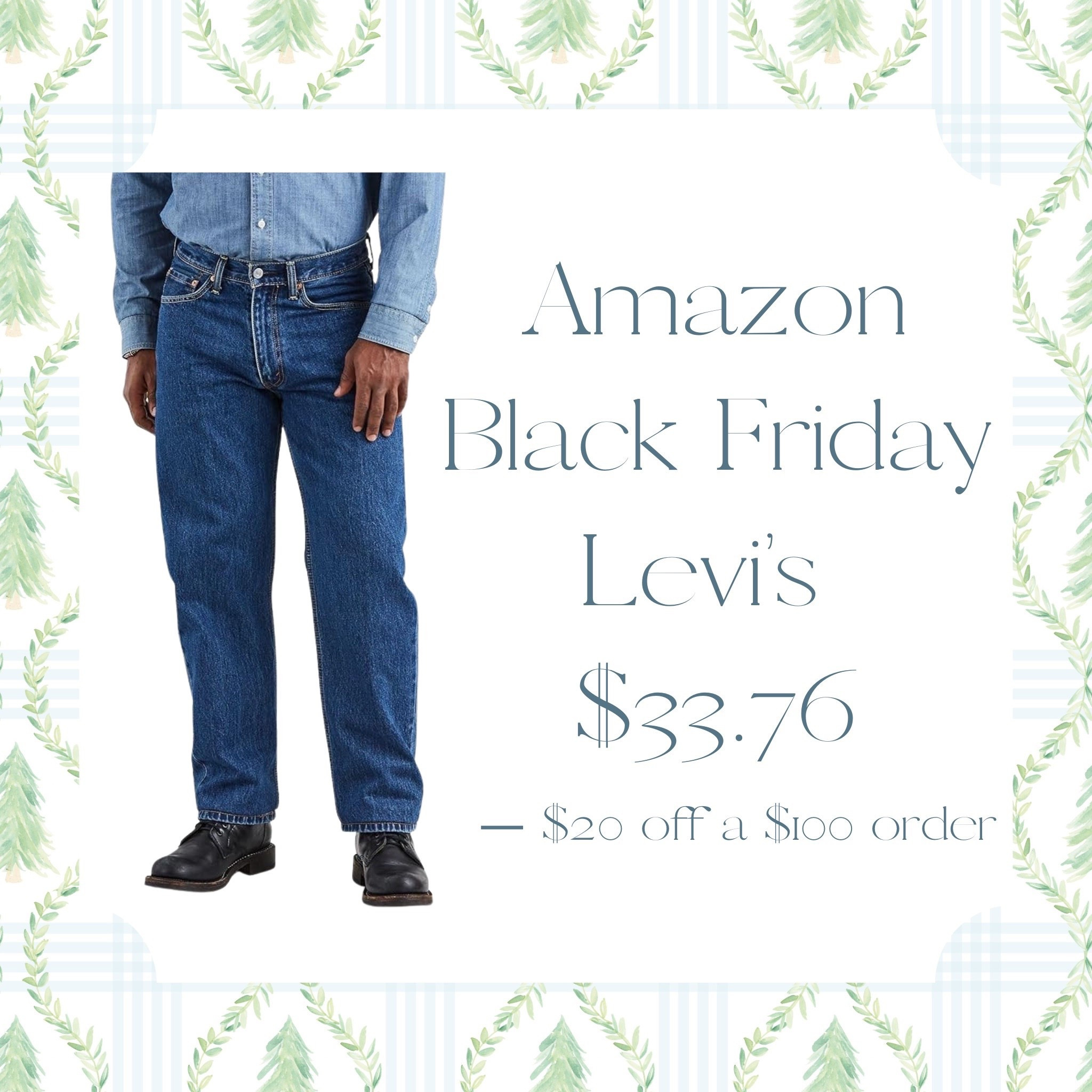 Amazon Black Friday find for the guys! 🙌
Levi’s for $33.76 + an extra $20 off a $100 order… such a good time to stock up on classics they wear year-round. Perfect gift idea, too! 🎁🤎

Linked the exact pair + a few other men’s staples that are on major sale today.

#AmazonFashion #LTKSale #MensStyle #HolidayDeals #BlackFridayFinds

#LTKCyberWeek #LTKMens #LTKGiftGuide