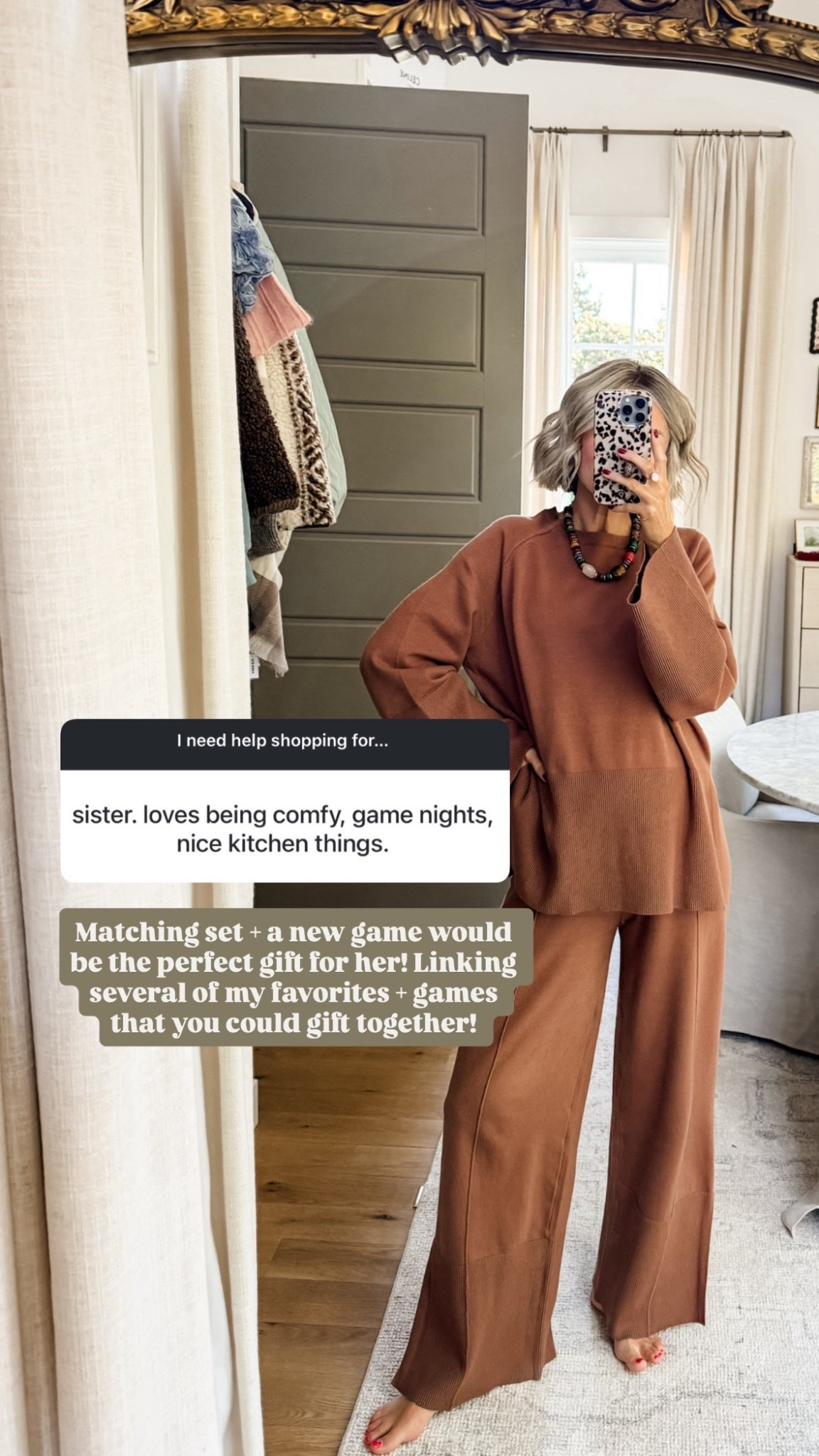 A cozy matching set paired with a game would be a thoughtful gift she’ll be sure to love!

Loverly Grey, Amazon find, matching set, lounge set, loungewear, board game, card game

#LTKFindsUnder50 #LTKHoliday #LTKGiftGuide