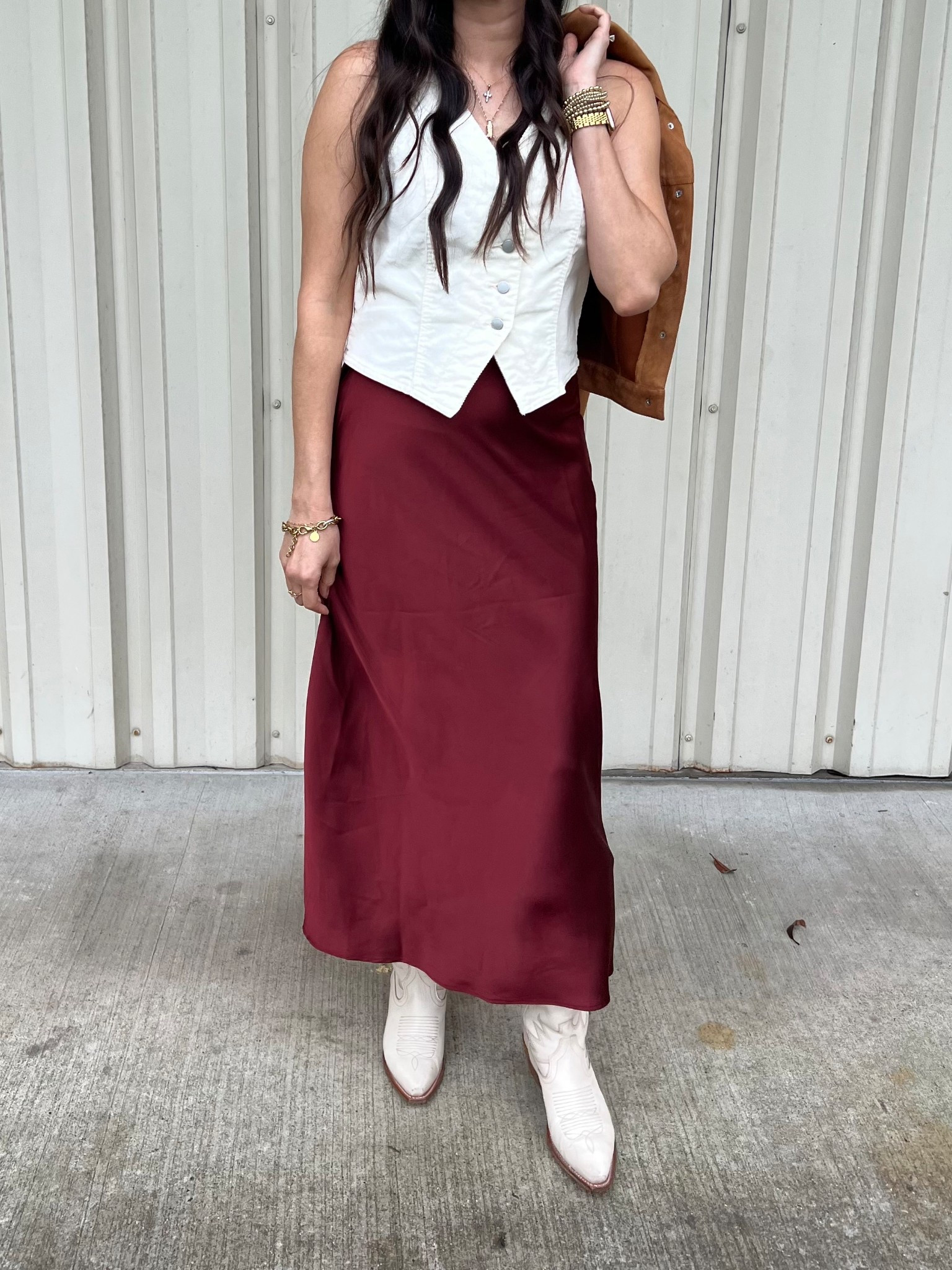 Rodeo outfit inspo. Satin skirt outfit 

#LTKootd #LTKgrwm #LTKSeasonal