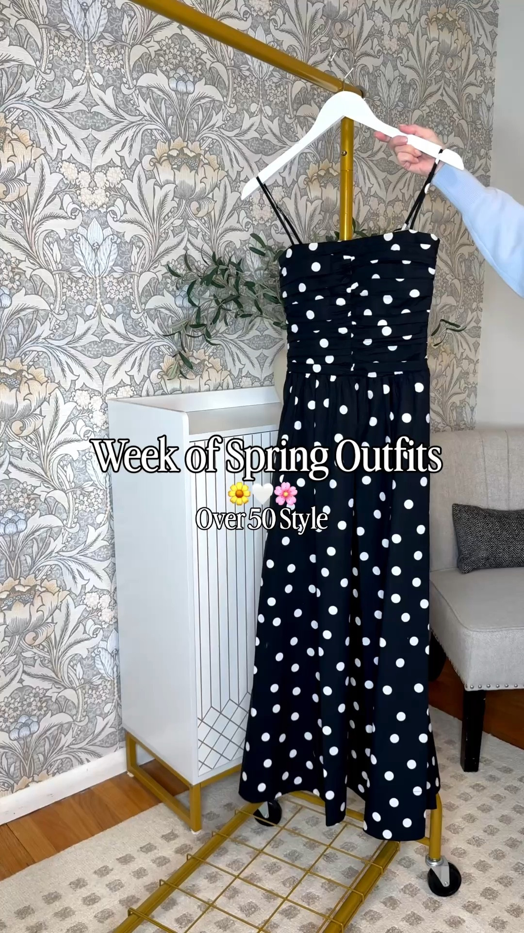 A week of transitional outfits for spring.

Jeans, dresses, skirts, flats, heels, handbags  

Jeans fit tts. If between sizes, size down in blue jeans. Size down in the pink shirt. If between sizes in the skirt, I sized up. 

#LTKootd #LTKgrwm #LTKOver40