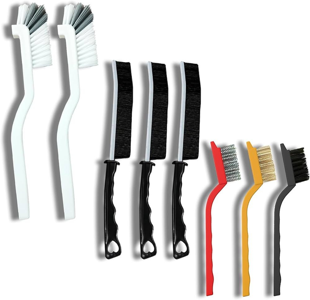 Cleaning Brush Set, Multi Purpose Gap Brush for Kitchen,Bathroom,Car, Grout, Window Tracks,Bathtu... | Amazon (US)