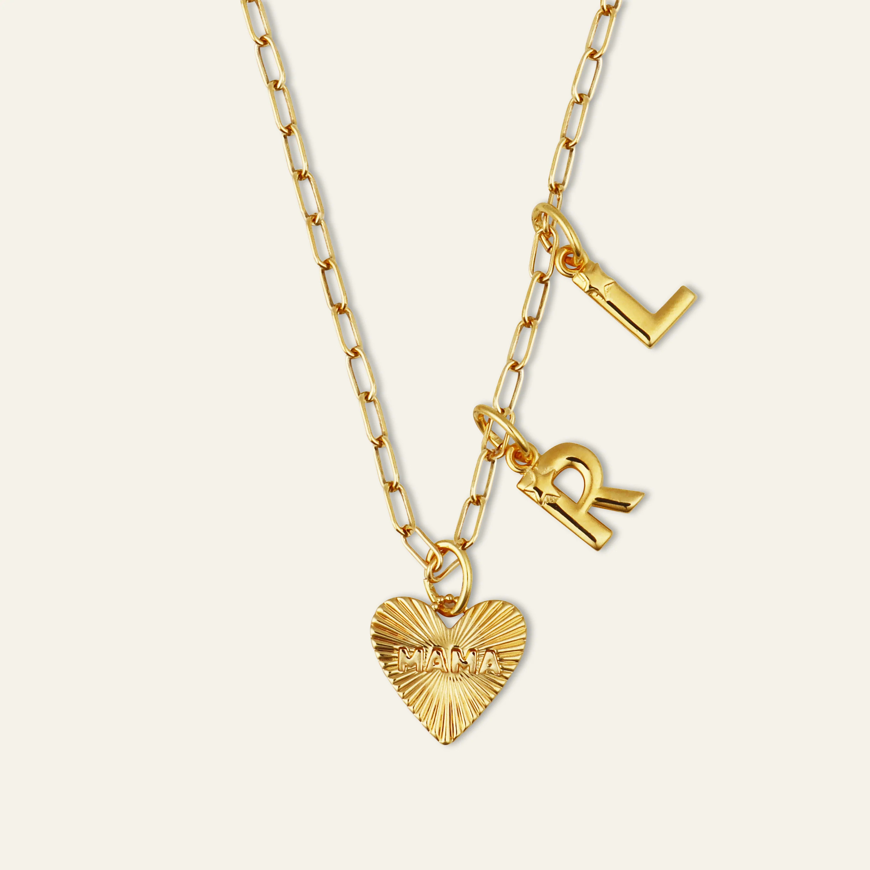 Personalized Small Heart MAMA Necklace | HART