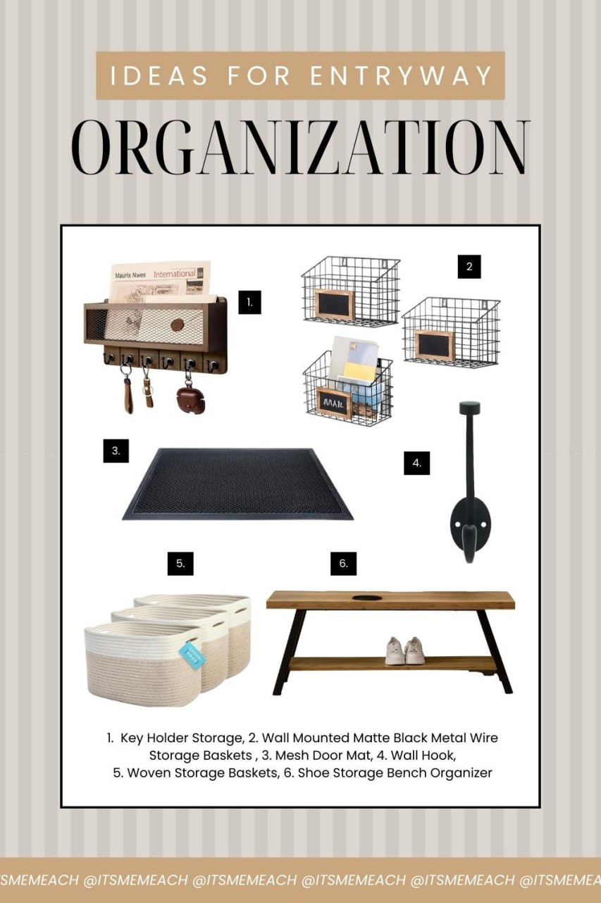 Finally getting my entryway under control! These simple organization finds make it so much easier to keep shoes, bags, keys, and everyday clutter in one place. Functional, affordable, and actually cute perfect for busy households. Such a small change that makes a big difference. 

 #LTKmomlife #LTKSeasonal #LTKHome