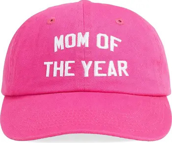 Mom of the Year Cotton Twill Baseball Cap | Nordstrom