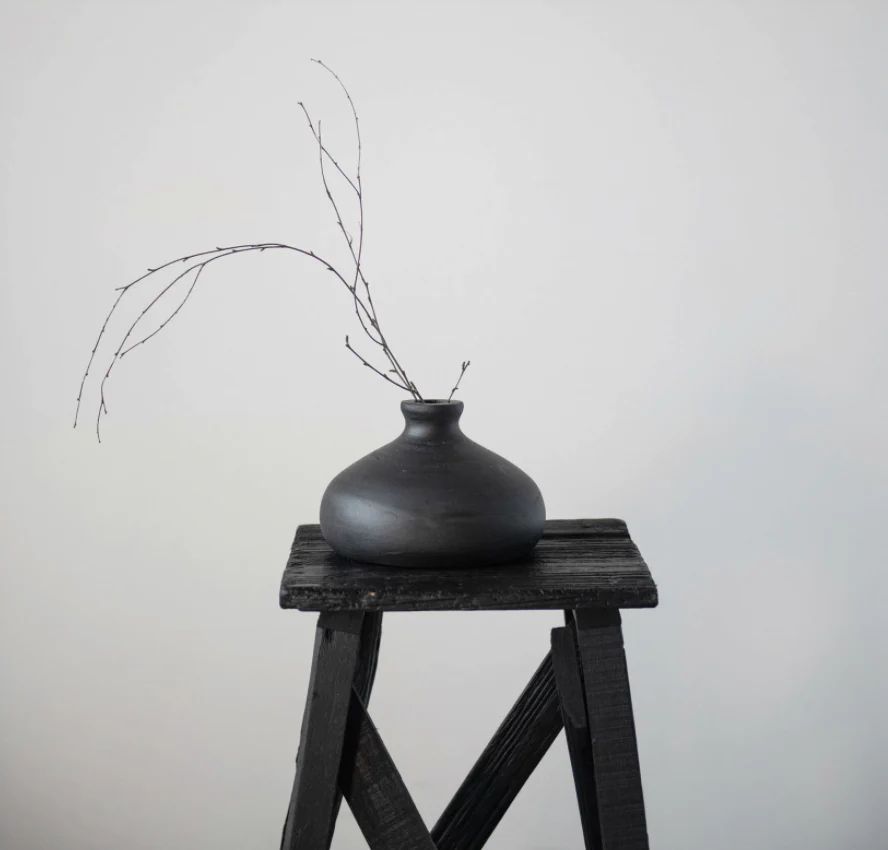 Decorative Paulownia Wood Vase | Burke Decor