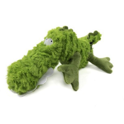 goDog PlayClean Gator Squeaker Plush Pet Toy for Dogs & Puppies - Green, Large | Target
