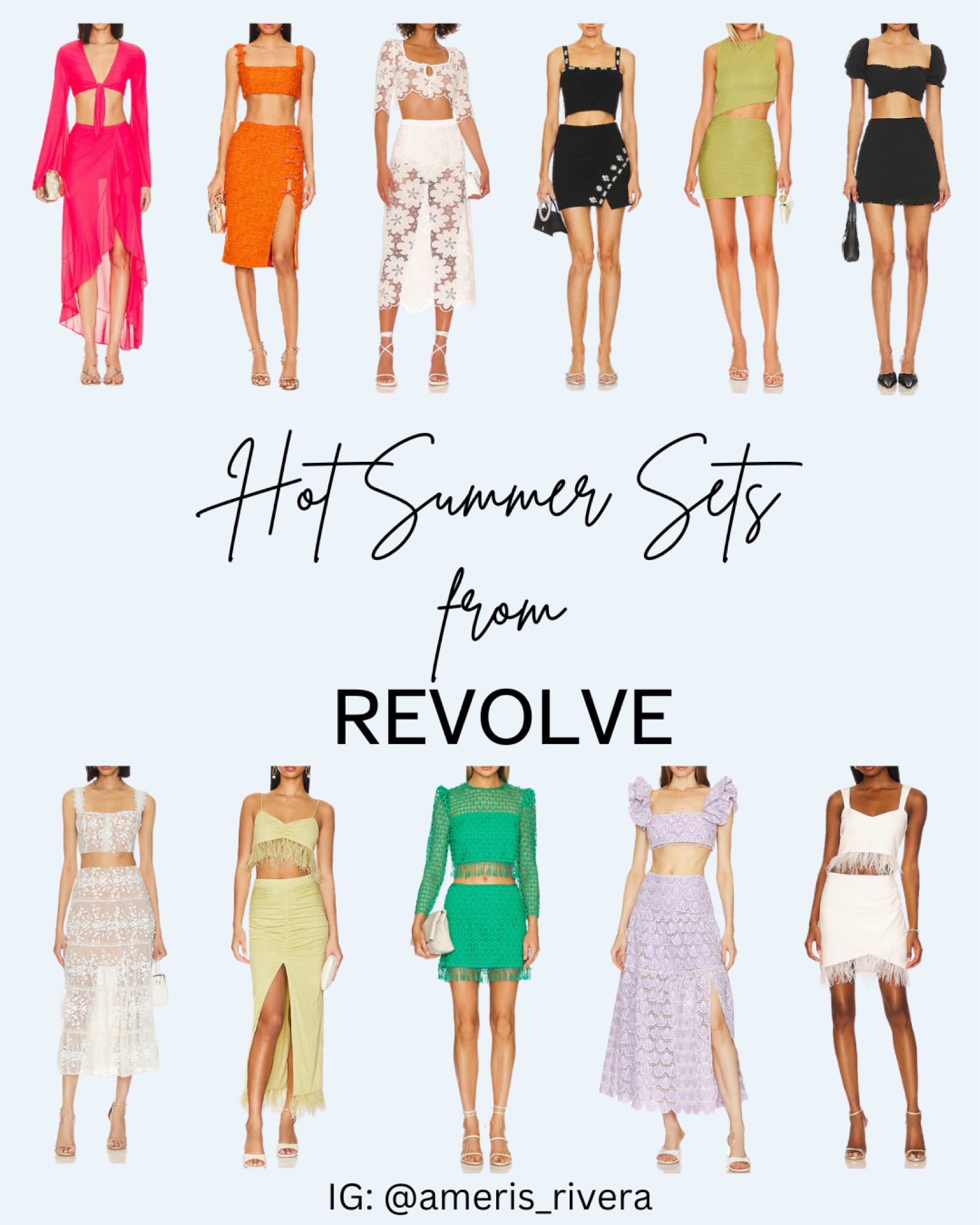 Summer heat meets stylish beats with these versatile sets! From long to short, and every color under the sun, embrace the uniqueness and beauty of summer fashion. 🔥🌞💃 #SummerStyle #HotSets #FashionForward

#LTKSeasonal #LTKitbag #LTKparties