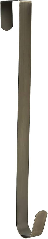 Sattiyrch 15" Wreath Hanger, Steel Over The Door Single Hook for Sign, Bronze | Amazon (US)