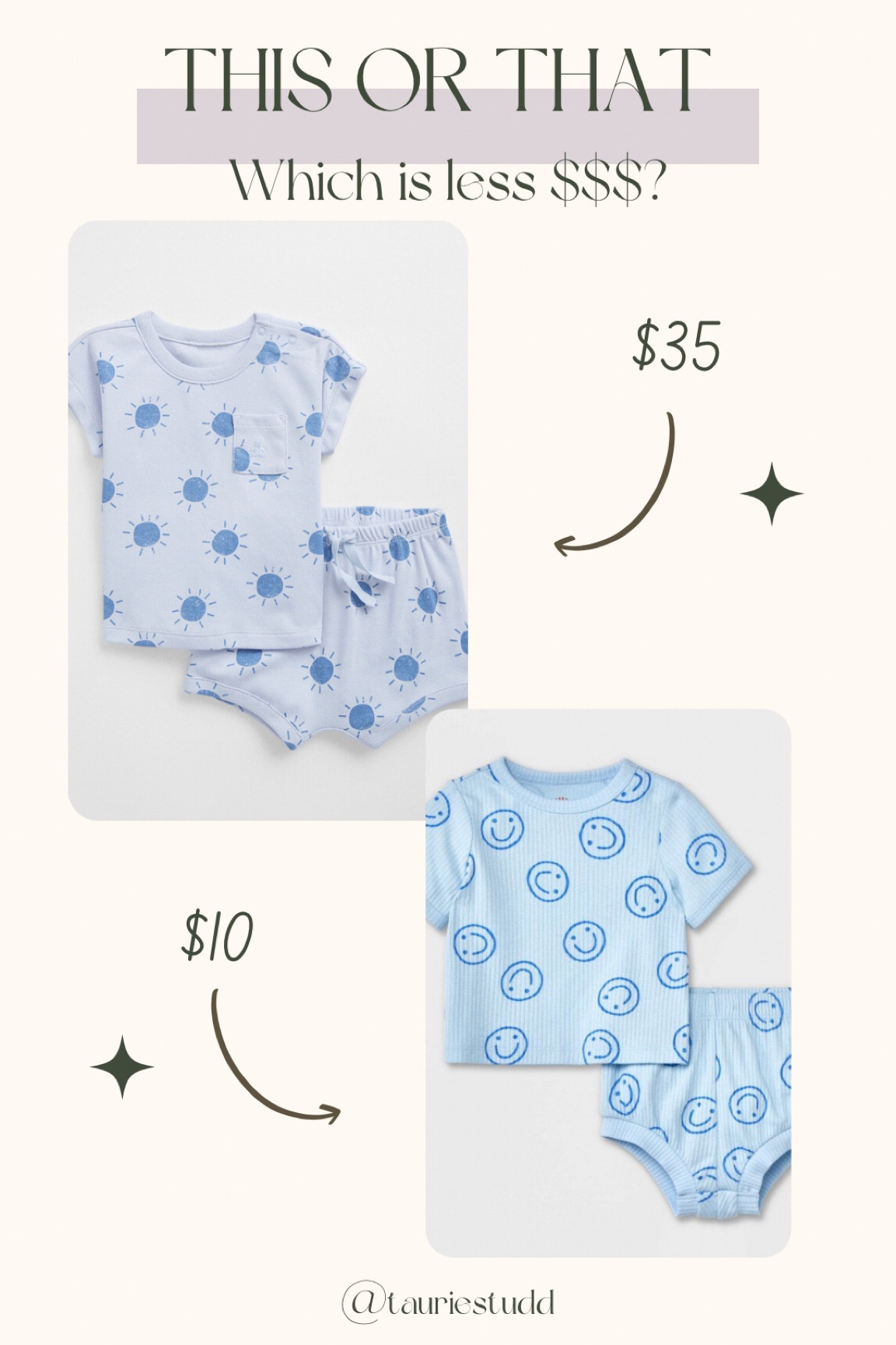 This or that // Splurge or save // can you guess the less expensive item? // dupes for trendy items // baby boy fashion 

#LTKfit #LTKbaby #LTKkids