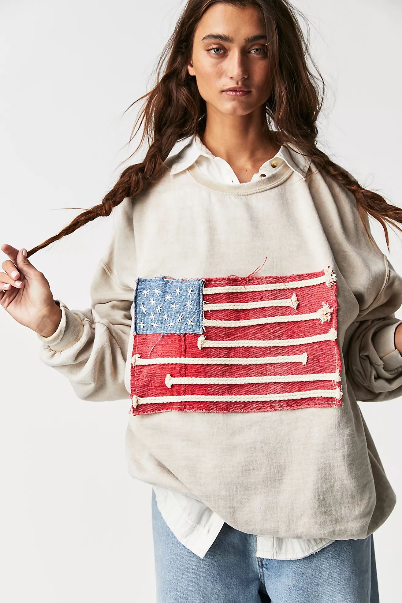 Tricia Fix Americana Sweatshirt | Free People (Global - UK&FR Excluded)