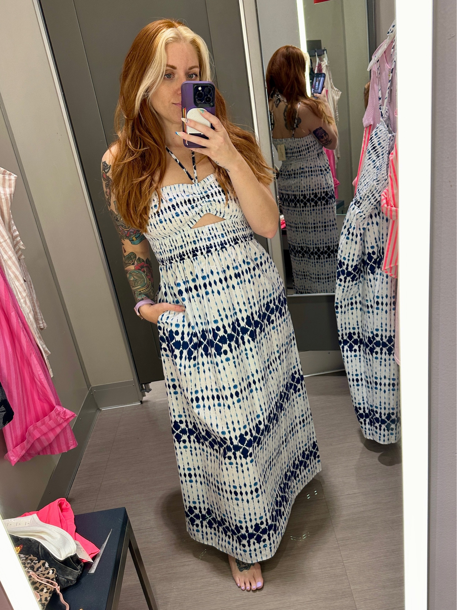 a long dress with POCKETS!!!!

size medium :)

#LTKfindsunder50 #LTKmidsize