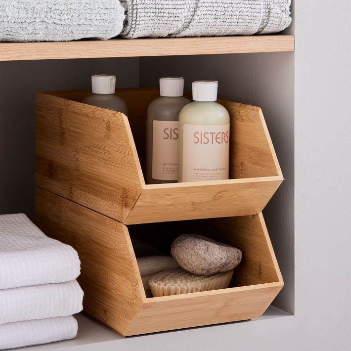 Brockton Bamboo Bathroom Accessories | West Elm (US)