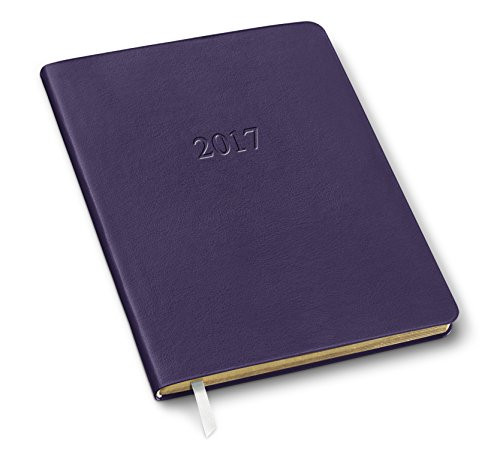 2017 Gallery Leather Large Monthly Planner Camden Violet | Amazon (US)
