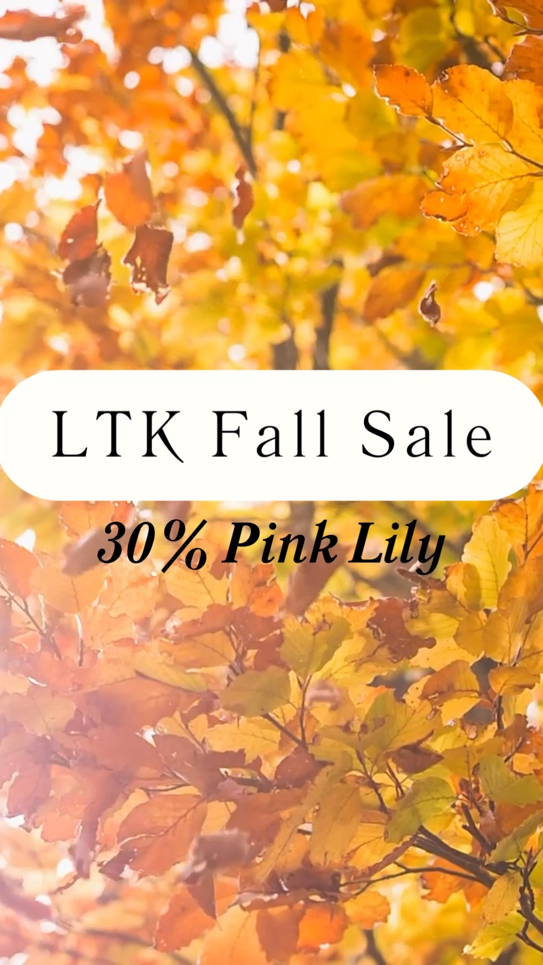 LTK fall sale @ pink lily!

Ltkfallsale

#LTKSaleAlert #LTKSeasonal #LTKFallSale