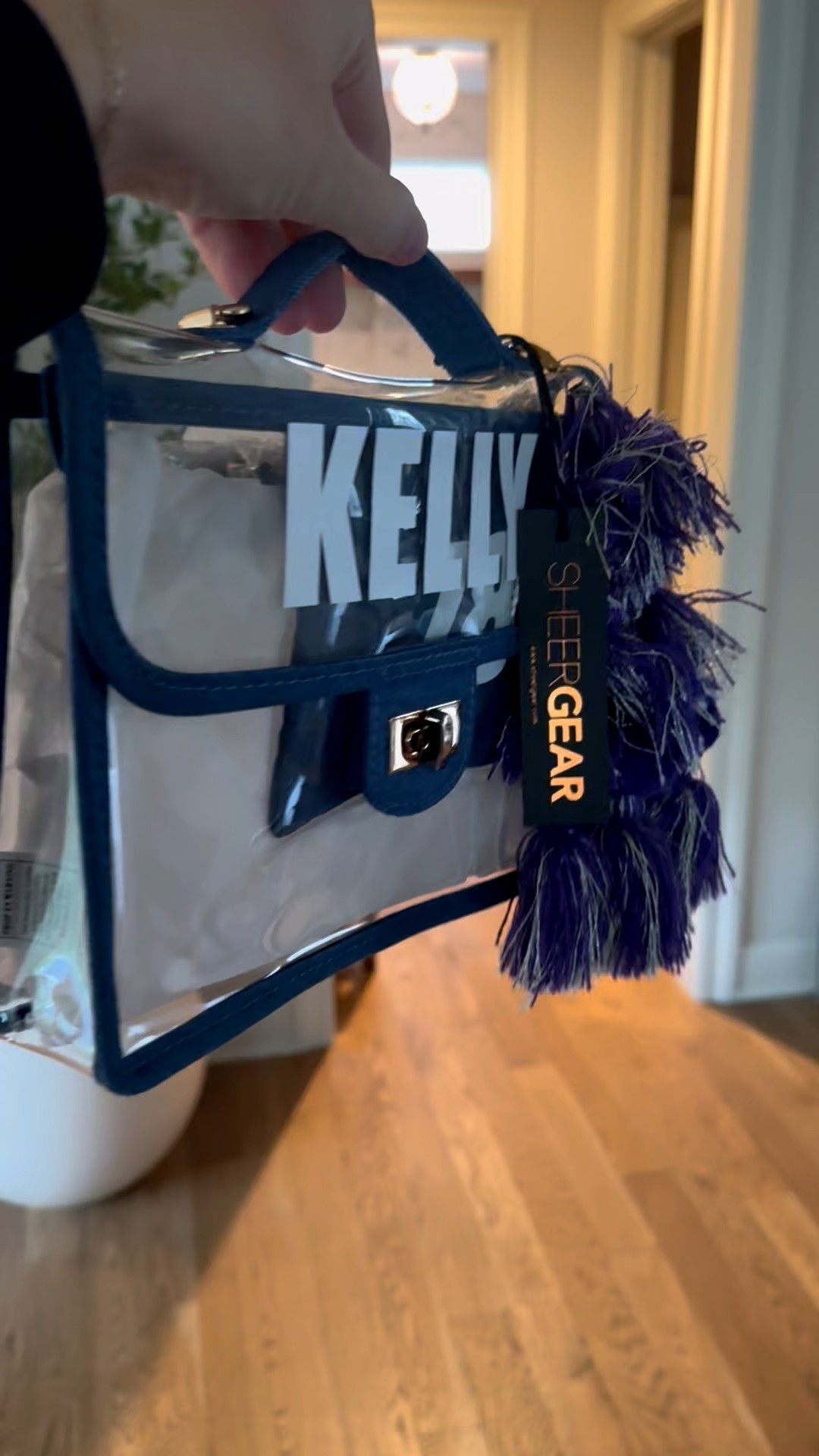Game Days are so back baby!!! 

Stadium approved clear bags 
Sheet gear bags 