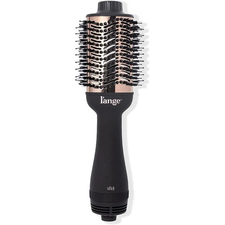 L'ange Hair Le Volume 2-in-1 Titanium Blow Dryer Brush Blush Hot Air Brush with Oval Barrel | Walmart (US)