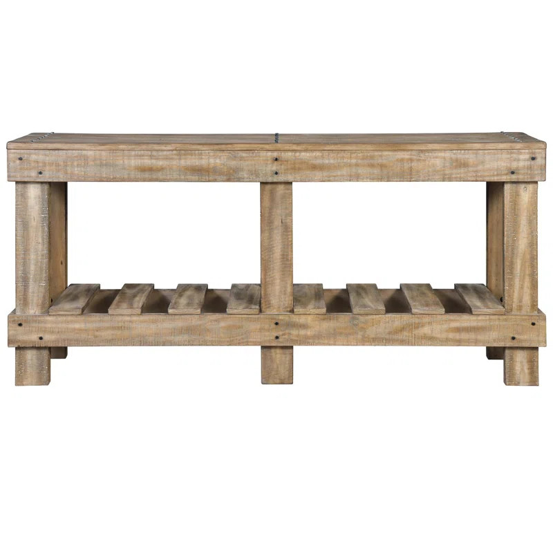 Dente 64" Solid Wood Console Table | Wayfair North America