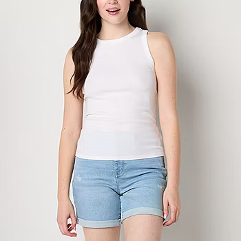 a.n.a Womens High Neck Sleeveless Tank Top | JCPenney