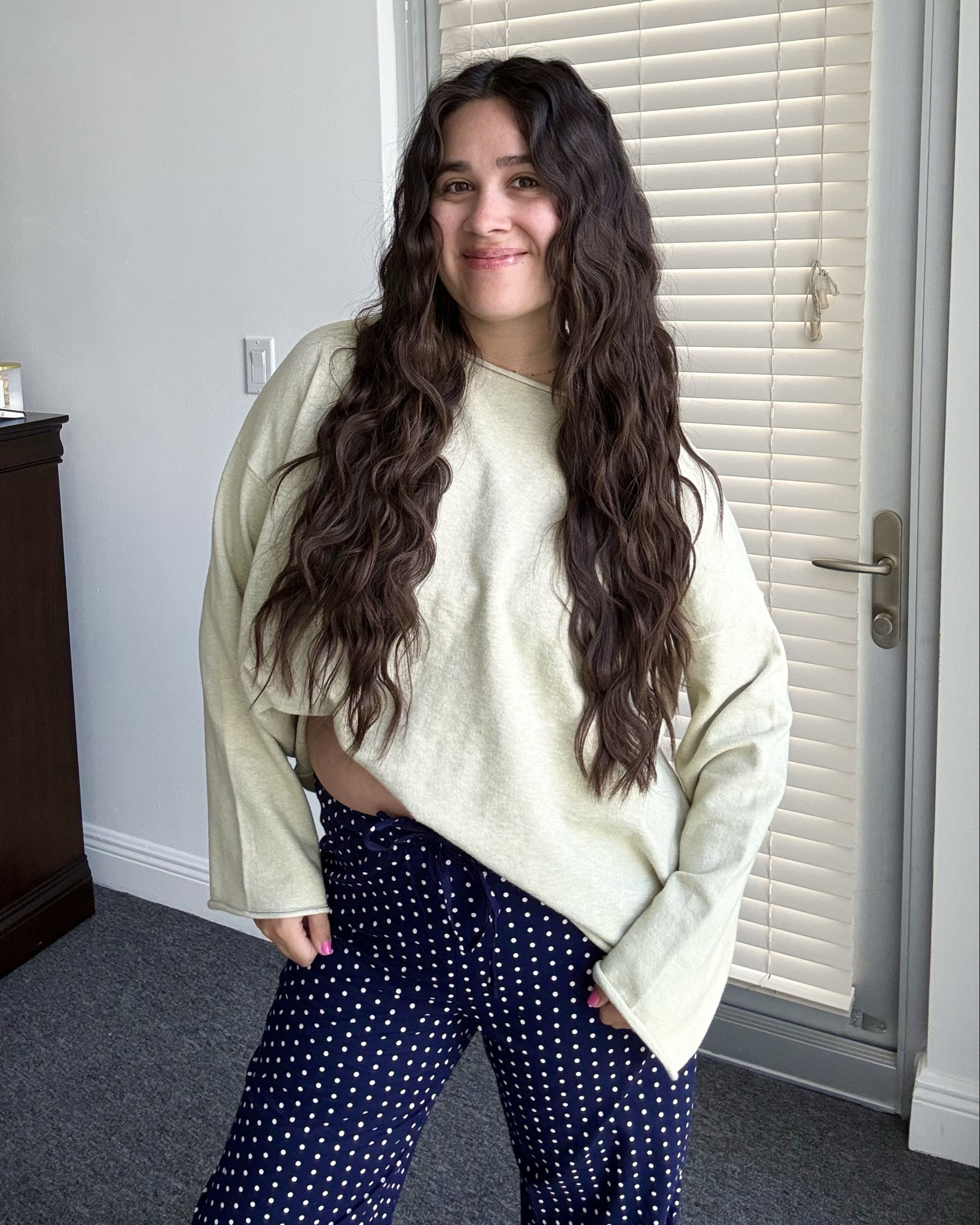 Polka dot pants outfit. Sweater top size M. Pants size S. @aerie @gapfactory

#LTKootd #LTKdayinmylife #LTKgrwm