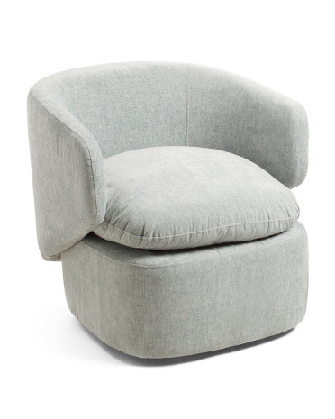 27in Modern Swivel Accent Chair | Coastal | Marshalls | Marshalls