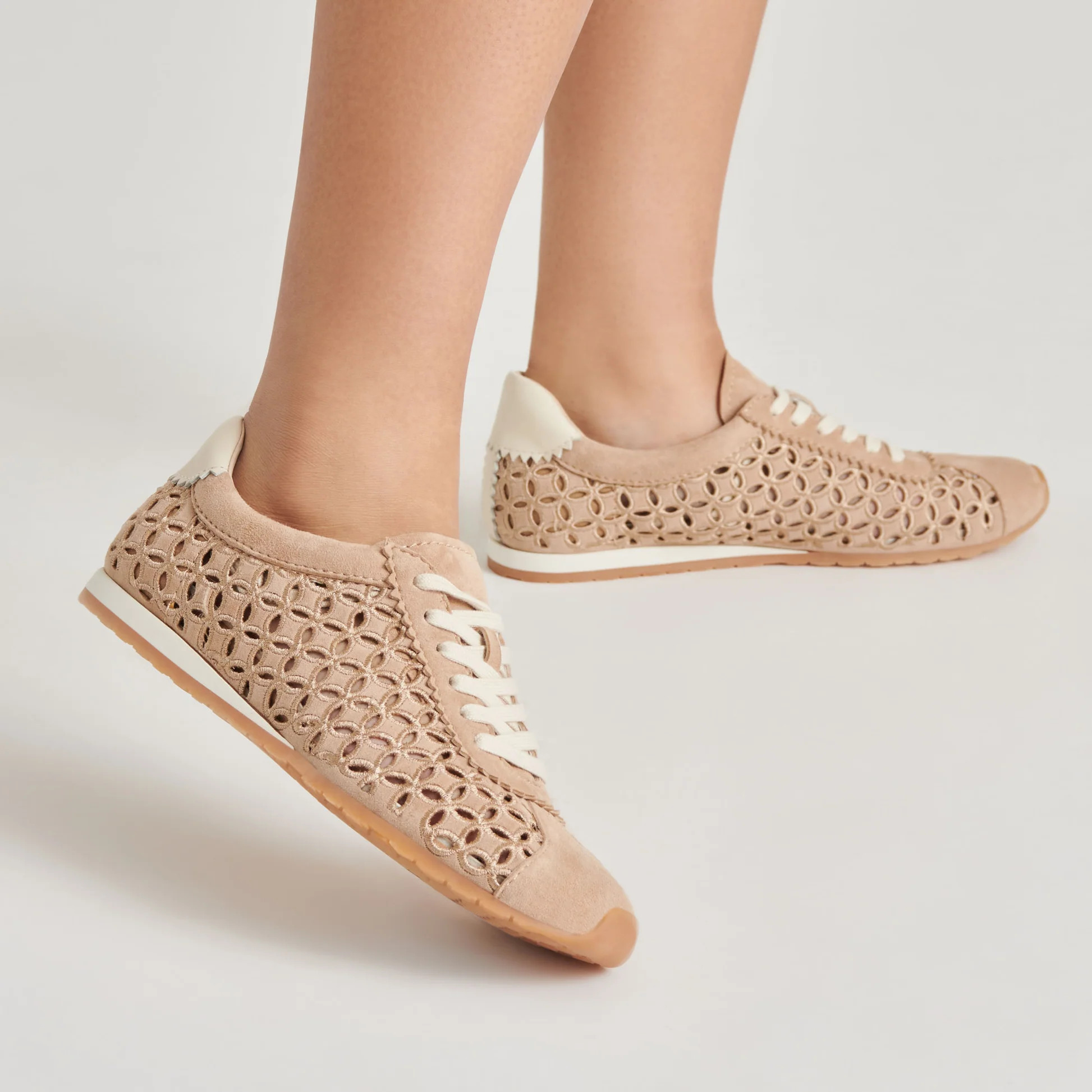 Danie Eyelet Perf Sneakers | DolceVita.com