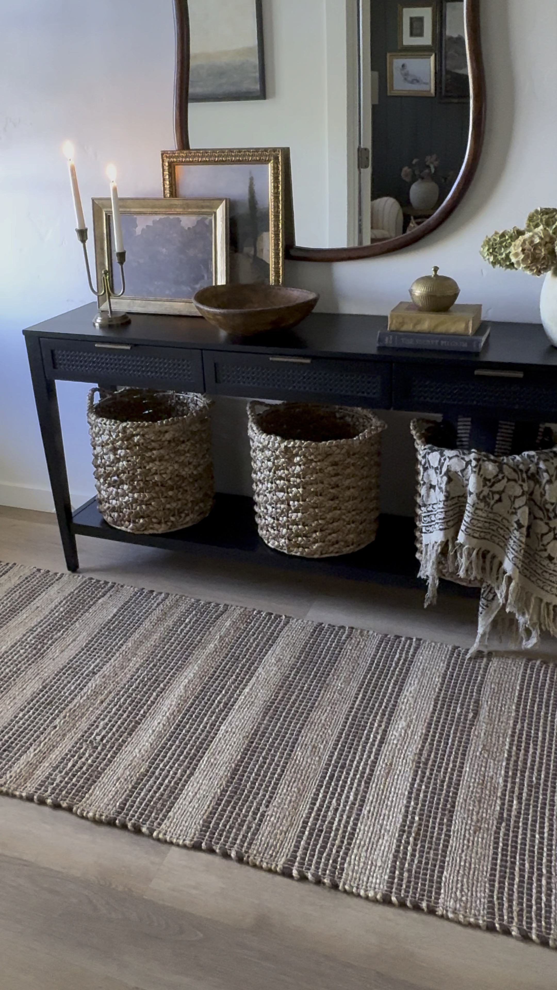 Jute rug with stripes, textured rug, runner, Chris Loves Julia and Loloi, home decor 

#LTKstyletip #LTKhome #LTKsalealert