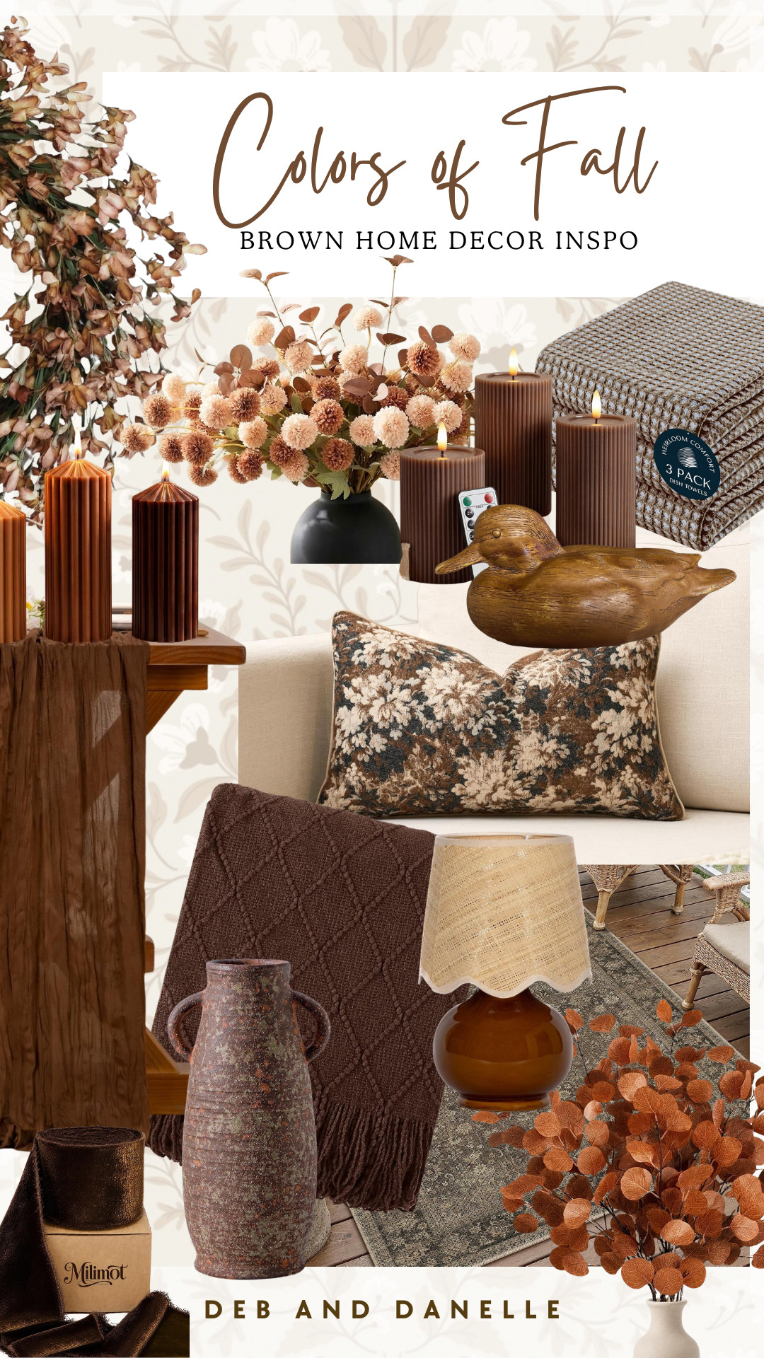 Brown is the color of Fall 2026. Here are some brown home decor finds from Amazon to inspire your warm and cozy Fall space.  

 #LTKSeasonal #LTKHome