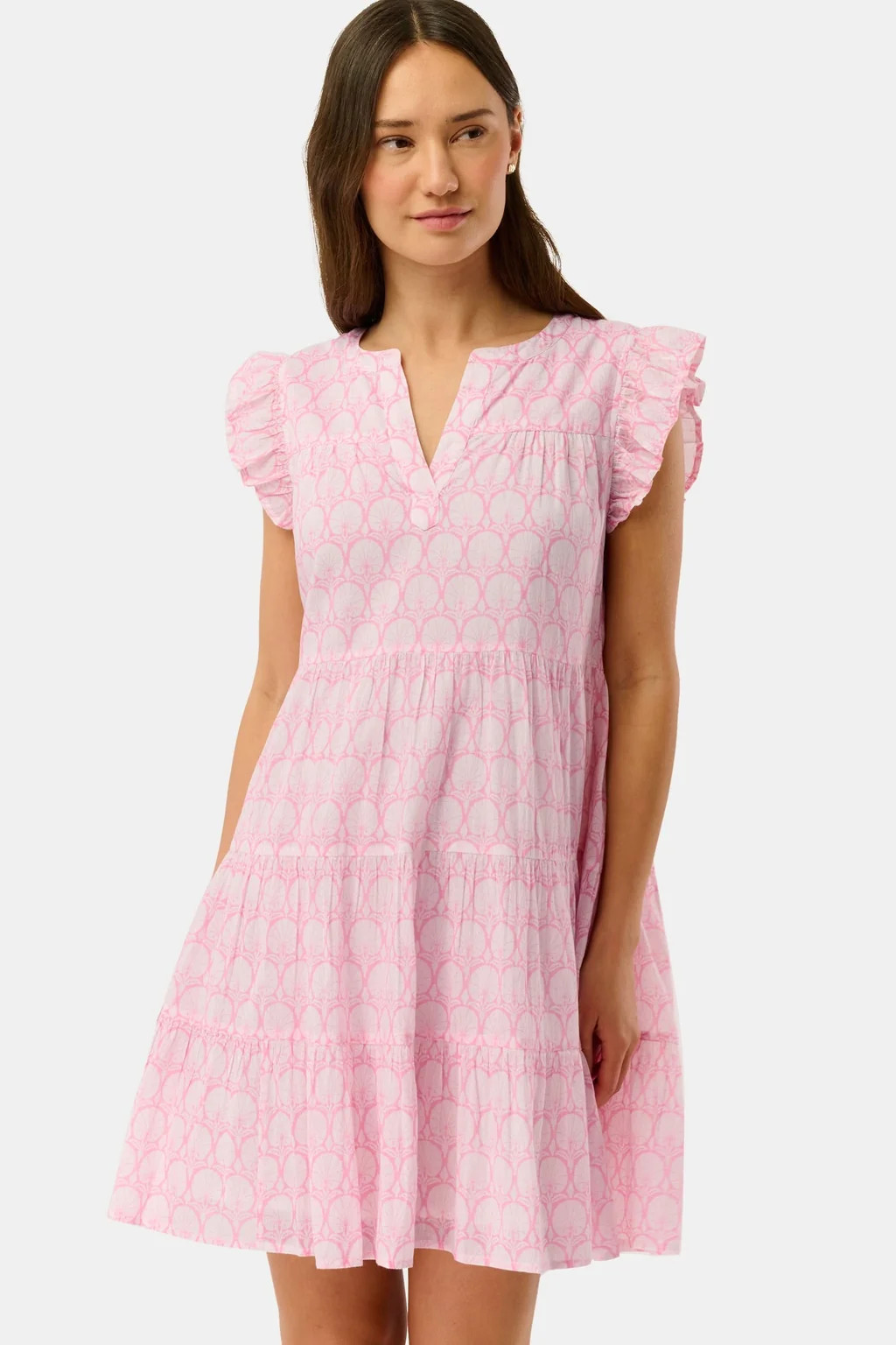 Fan Geo Pippa Dress | Roller Rabbit