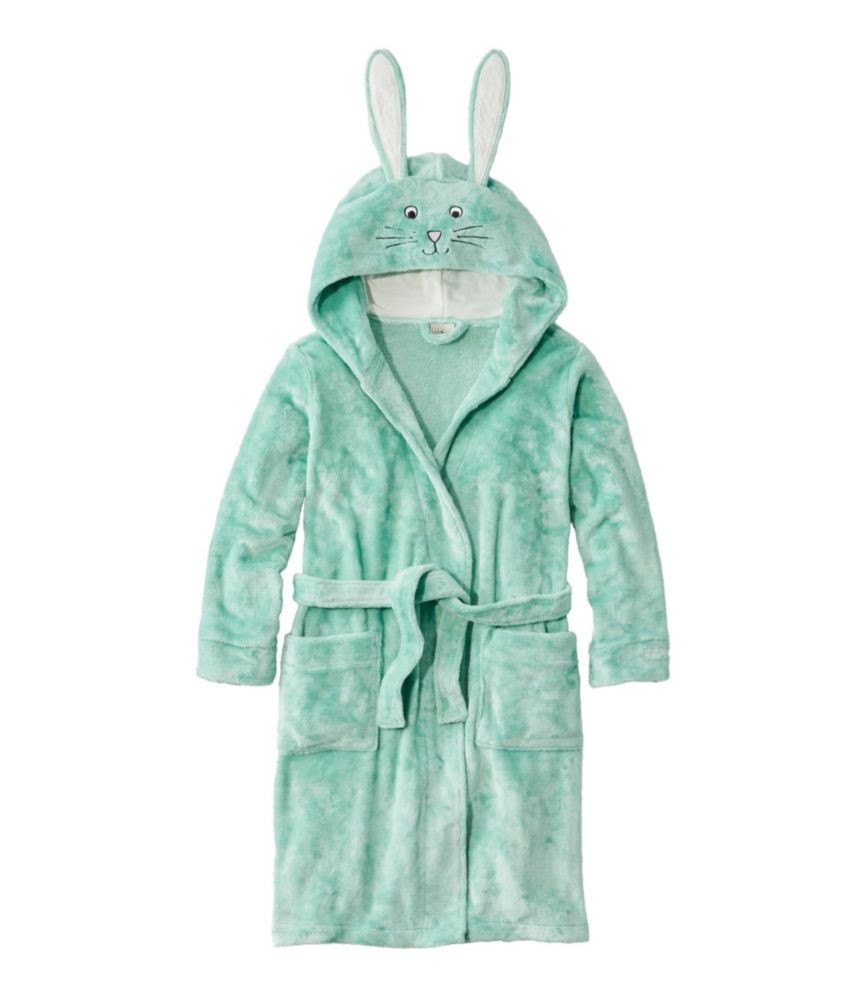 Kids' Cozy Animal Robe, Hooded Soft Juniper Bunny L 14-16, Fleece L.L.Bean | L.L. Bean
