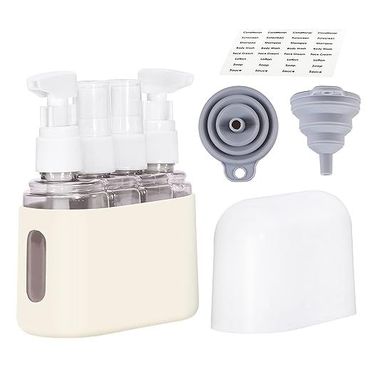 Bpluma Travel Bottles, Leak Proof Containers For Toiletries TSA Approved Airplane Accessories Kit... | Amazon (US)