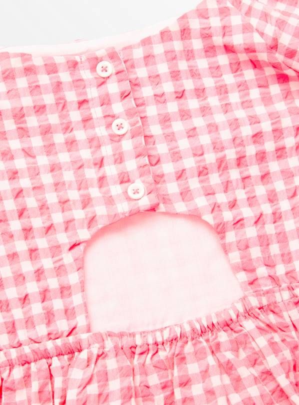 Buy Neon Pink Woven Gingham Dress 8 years | Dresses, jumpsuits and outfits | Tu | Tu Clothing