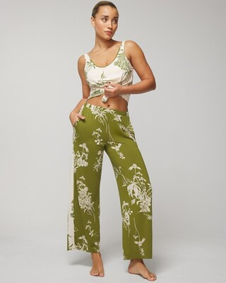 Wide-Leg Ankle Pants | SOMA