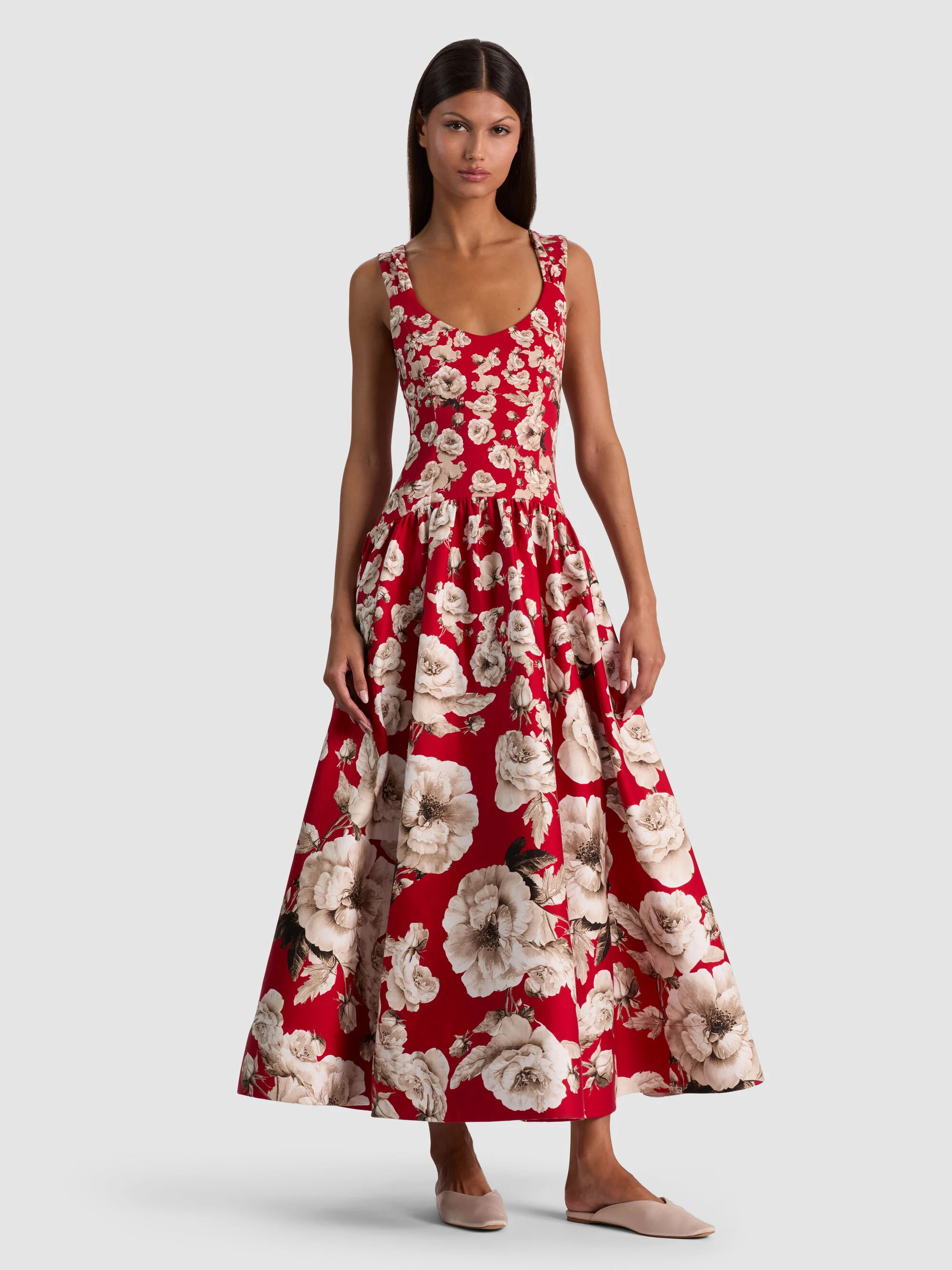 ORIANA DROP WAIST DRESS | Alice + Olivia