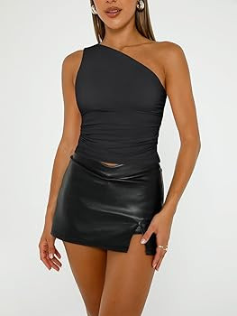 Trendy Queen Womens Going Out Tops Summer Spring Tank Crop Outfit Cute Y2k Shirts Corset Fashion ... | Amazon (US)