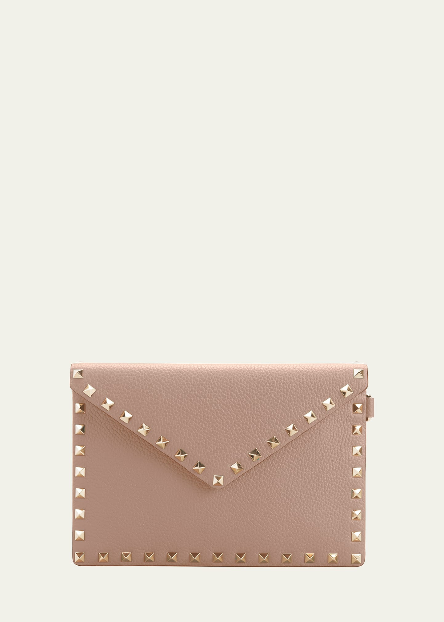 Valentino Garavani Rockstud Envelope Flap Wristlet Pouch | Bergdorf Goodman