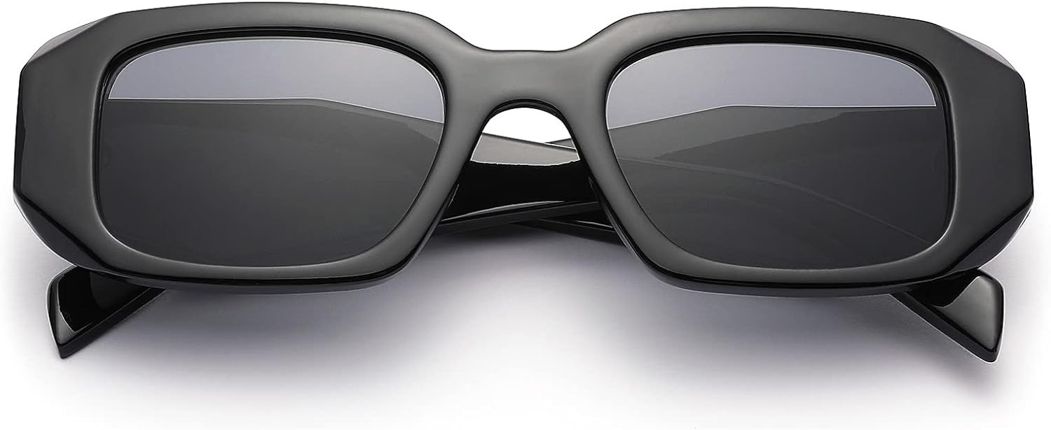 COASION Retro 90s Rectangle Sunglasses for Women Fashion Sun Glasses Vintage Small Square Frame U... | Amazon (US)