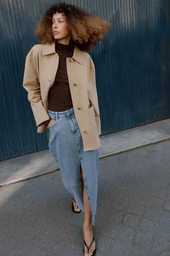 JACKET WITH PATCH POCKETS | Zara UK