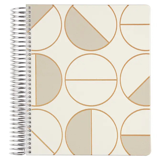 Metallic Sand Half Moon Vegan Leather Focused Planner™ | Erin Condren | Erin Condren