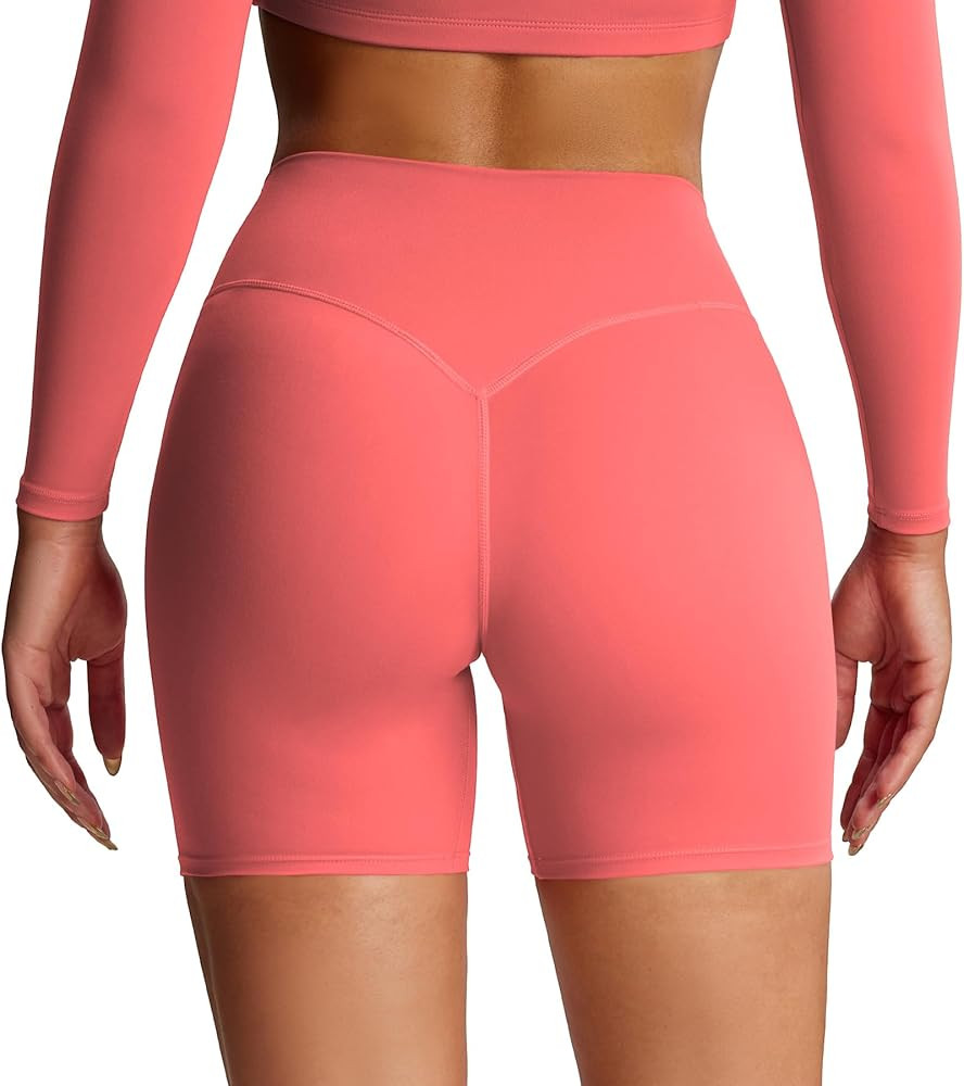 Aoxjox Metamorph Workout Biker Shorts for Women Tummy Control High Waisted Athletic Gym Running D... | Amazon (US)
