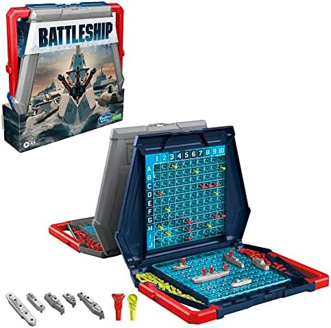 Hasbro Gaming Battleship Classic Board Game, Strategy Game for Kids Ages 7 and Up, Fun Kids Game ... | Amazon (US)
