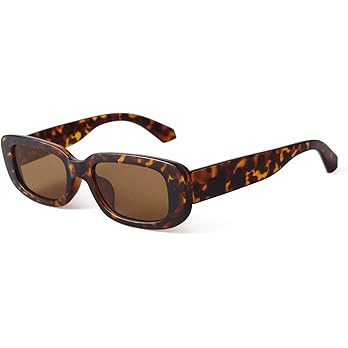 Amazon.com: BUTABY Rectangle Sunglasses for Women Retro Driving Glasses 90’s Vintage Fashion Na... | Amazon (US)