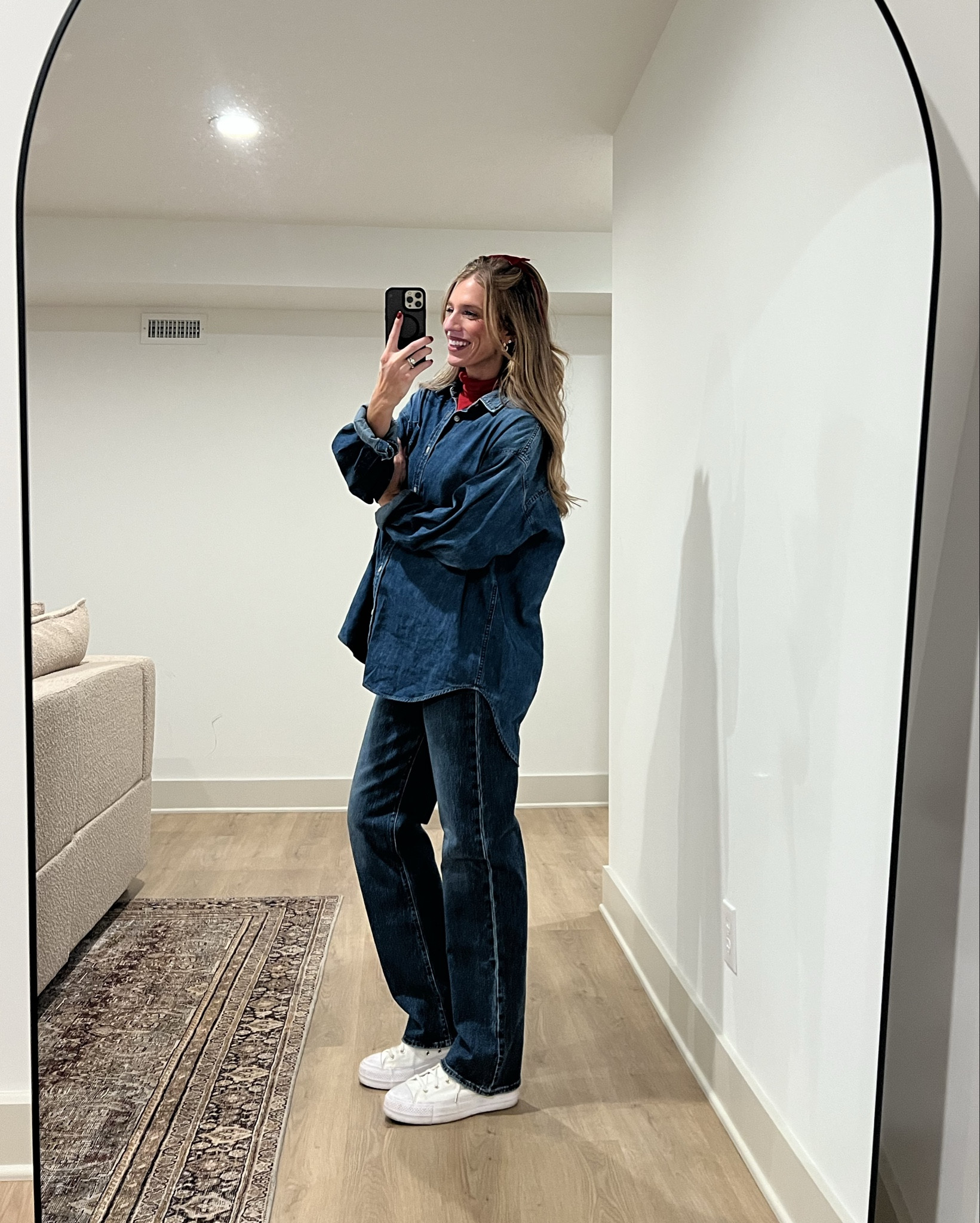 Holiday Outfits Ideas that are 90’s inspired! 
Wearing medium in all tops (my true size for my height) Except small in turtleneck slim fit tops.
Denim button up runs oversized
Sized down to 4 in velvet skirt
Sized up to medium in velvet shorts for bump
“Hose” are really fleece lined leggings that come in talls! Not see through and super warm. 
Jeans run tts (27X34)
Medium tall in black leggings to fit bump



Holiday outfits, tall girl friendly, bump friendly, tall sizes, maternity style, Christmas party outfits, ugly Christmas sweater, Aritzia, j crew, Athleta

#LTKSeasonal #LTKTall #LTKHoliday