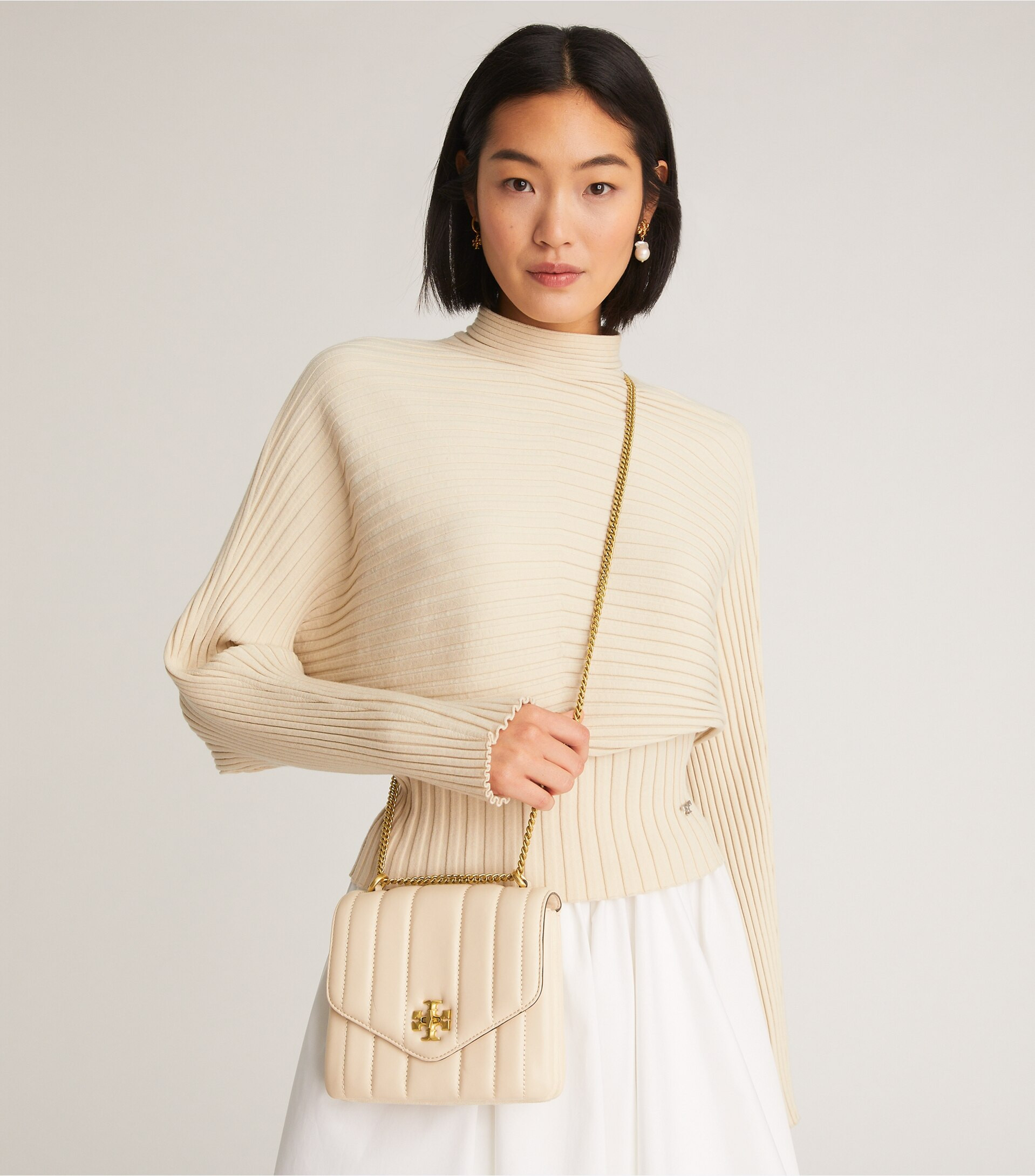 Kira Quilted Square Crossbody: Women's Designer Crossbody Bags | Tory Burch | Tory Burch (US)