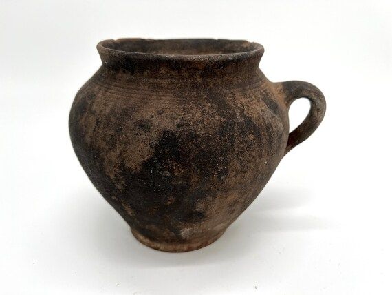 Ancient Clay Pot Antique Clay Vessel Rustic Ceramic Bowl | Etsy | Etsy (US)