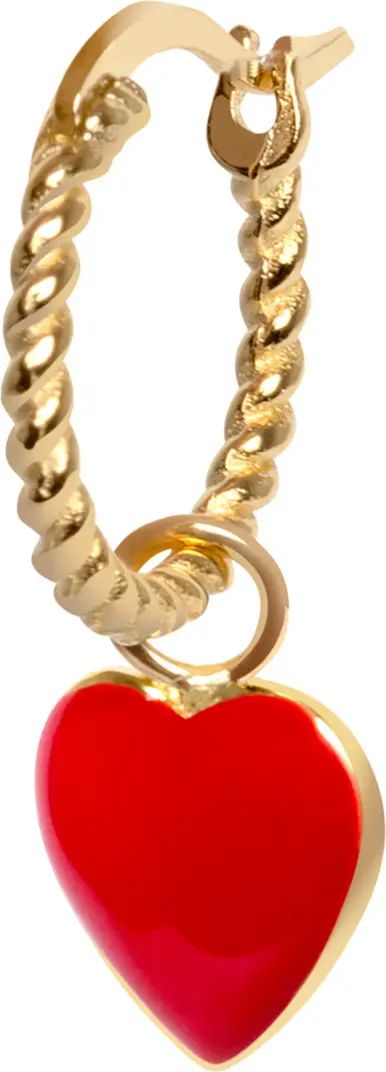 Heart Rope Huggie Earring | Nordstrom
